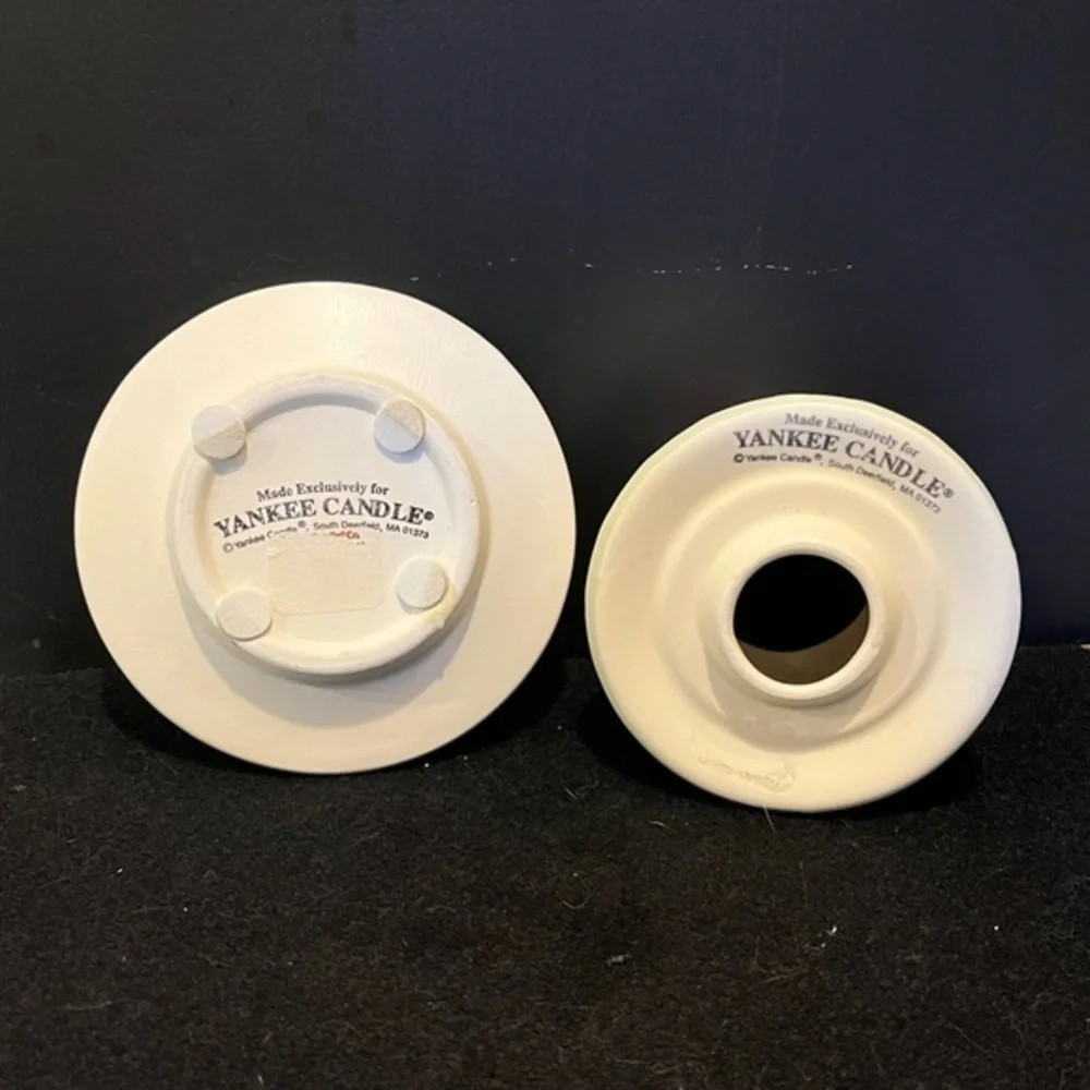 Yankee Candle Small Candle Shade and Base Floral Pattern
